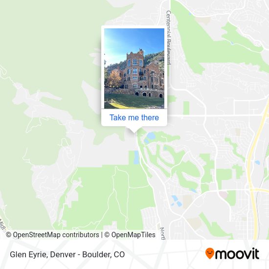 Mapa de Glen Eyrie