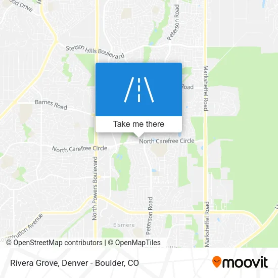 Rivera Grove map