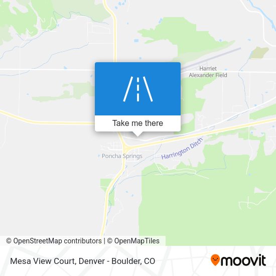 Mesa View Court map