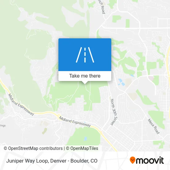 Juniper Way Loop map