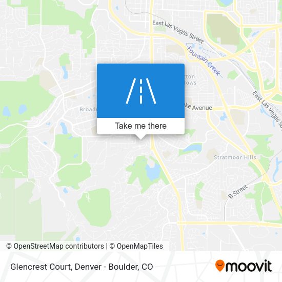 Mapa de Glencrest Court