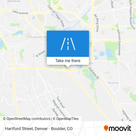 Mapa de Hartford Street