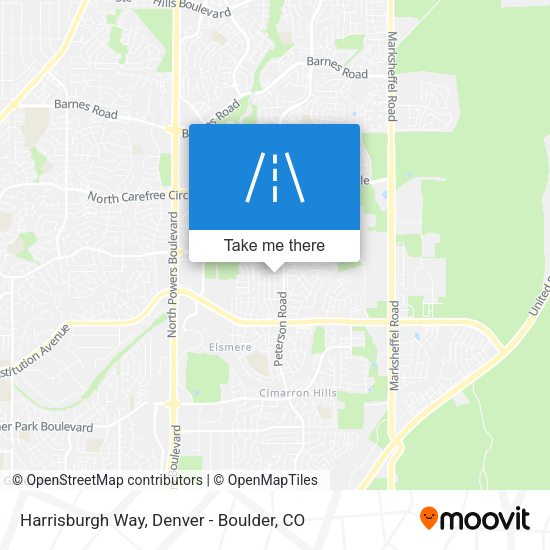 Harrisburgh Way map