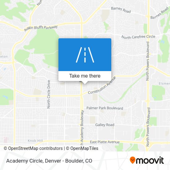 Academy Circle map