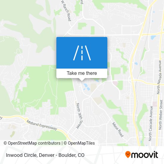 Inwood Circle map