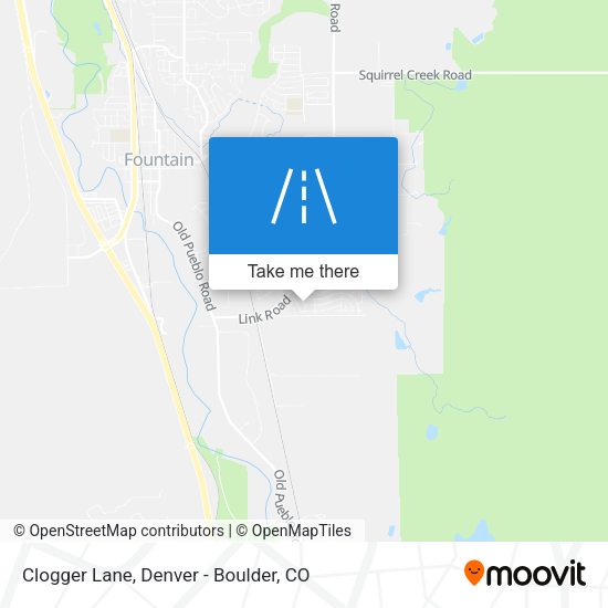 Clogger Lane map