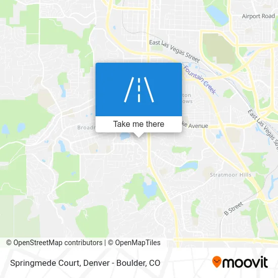 Springmede Court map