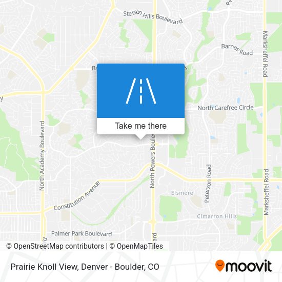 Prairie Knoll View map