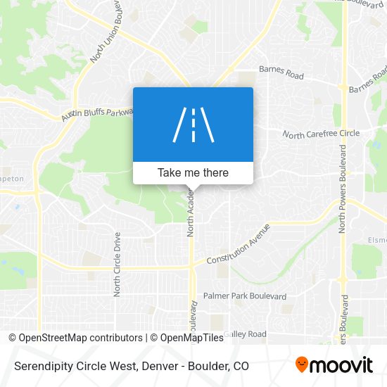 Mapa de Serendipity Circle West
