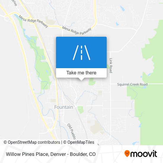 Willow Pines Place map