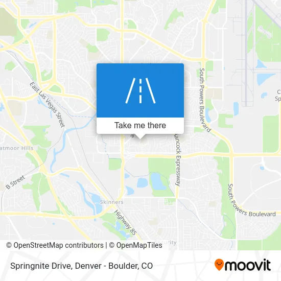 Springnite Drive map