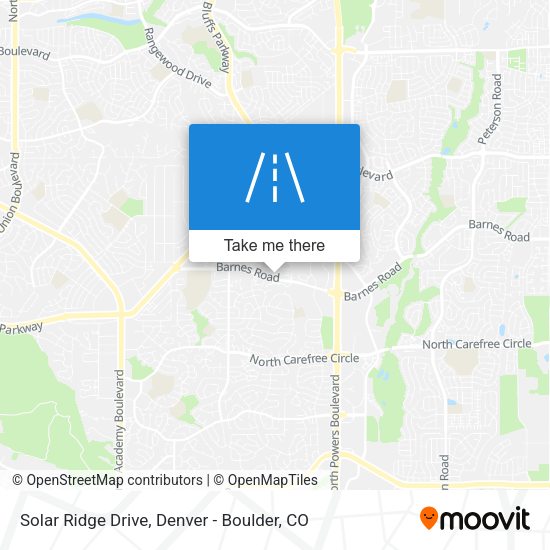Solar Ridge Drive map