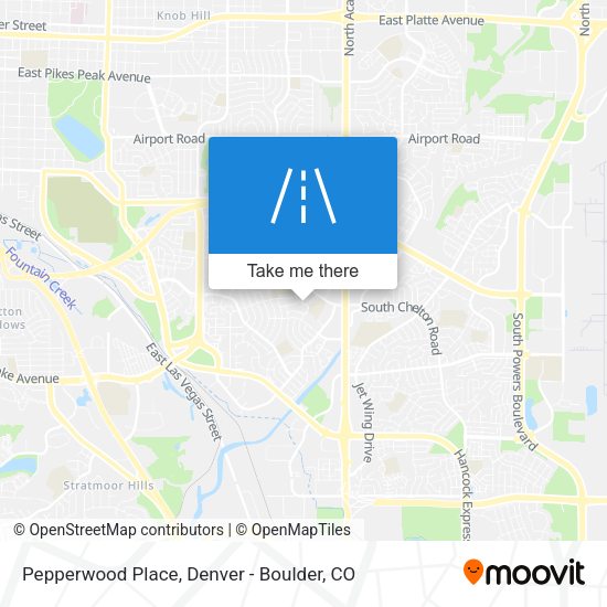 Pepperwood Place map