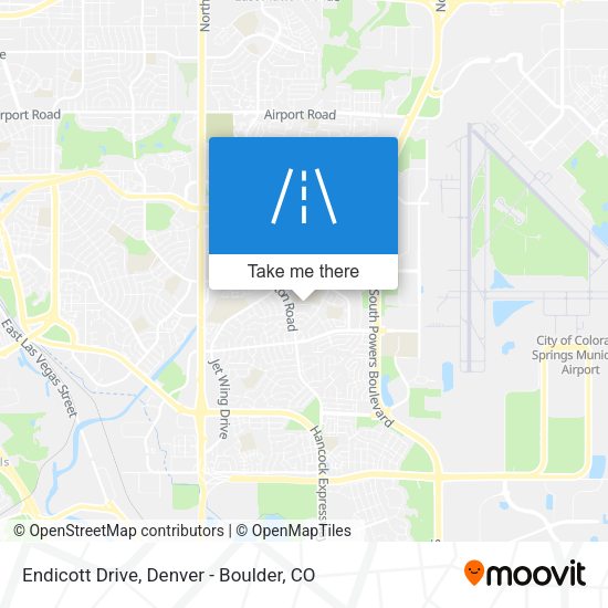 Mapa de Endicott Drive