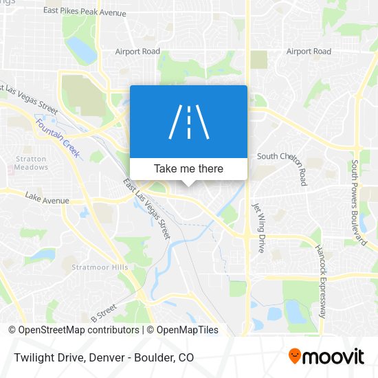 Twilight Drive map