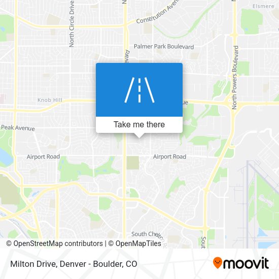 Milton Drive map