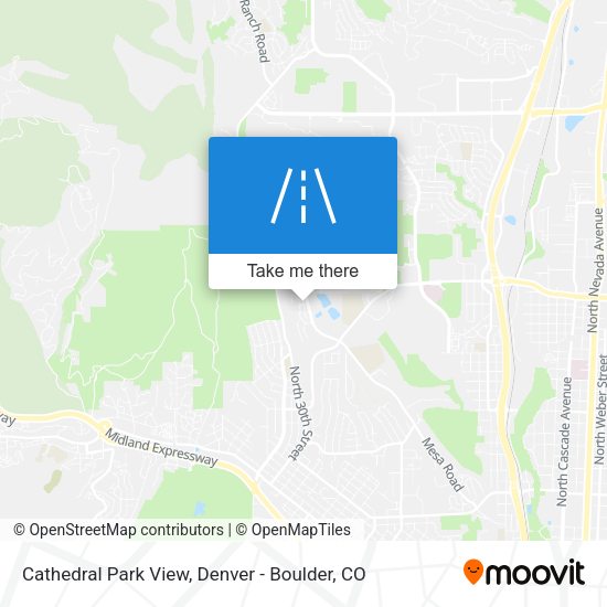 Cathedral Park View map