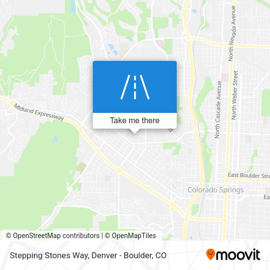 Stepping Stones Way map