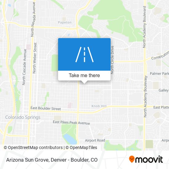 Arizona Sun Grove map