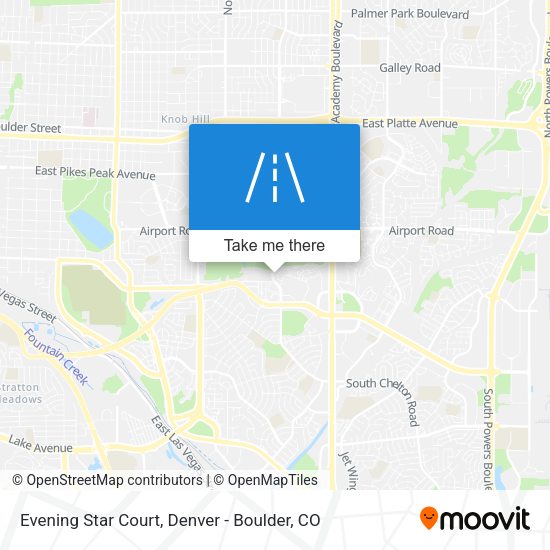 Evening Star Court map
