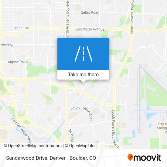 Sandalwood Drive map
