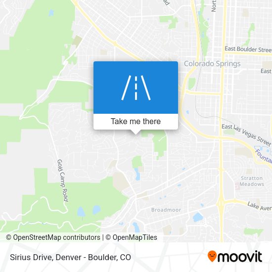 Sirius Drive map