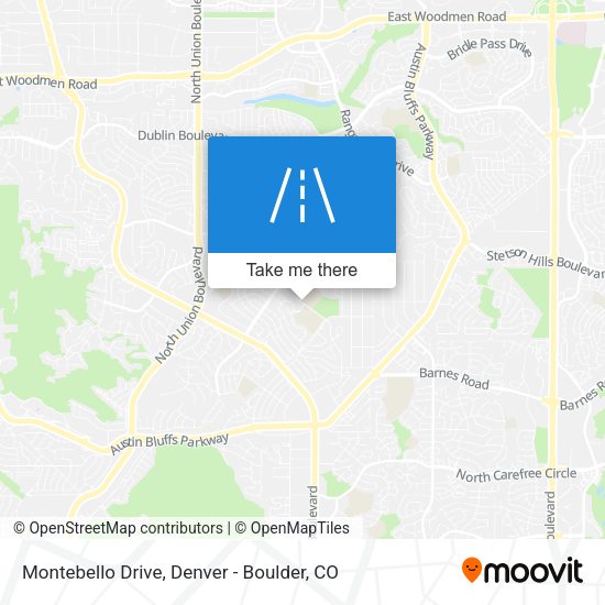 Montebello Drive map