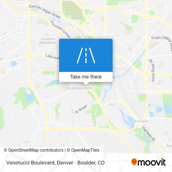 Venetucci Boulevard map