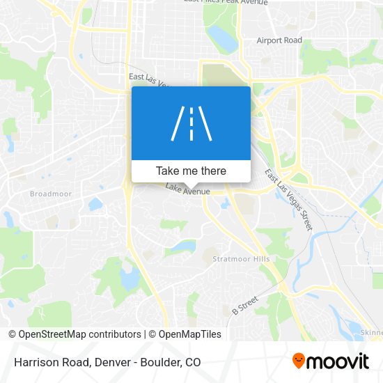 Harrison Road map