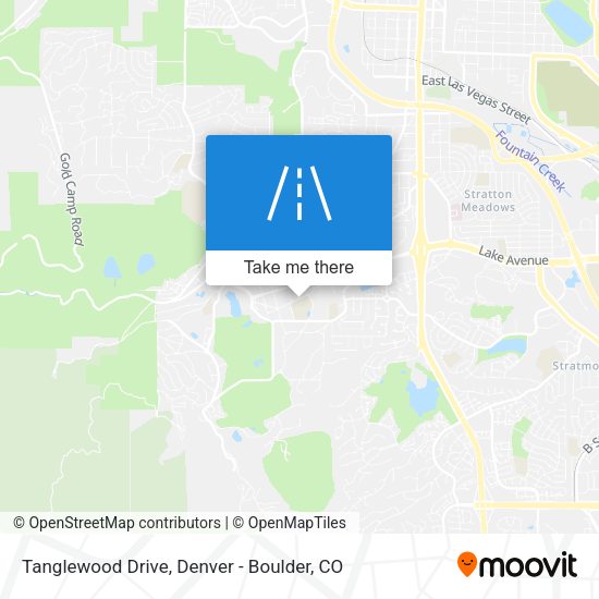 Tanglewood Drive map