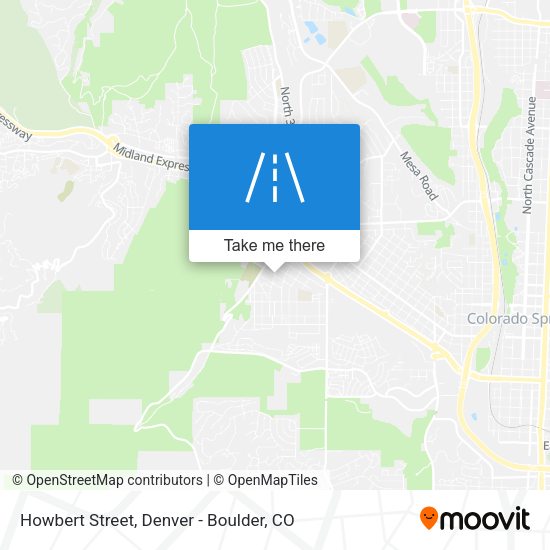 Mapa de Howbert Street