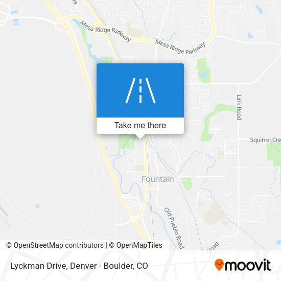 Lyckman Drive map