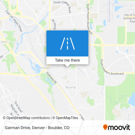 Garman Drive map