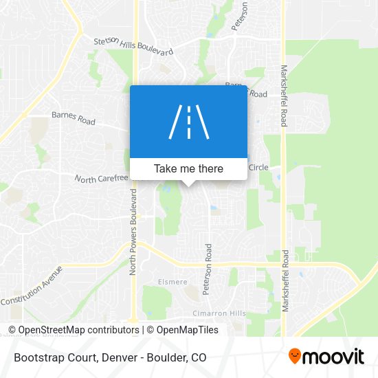 Bootstrap Court map