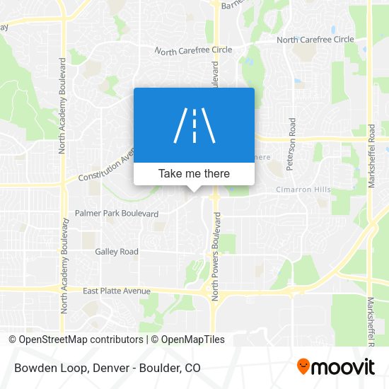Bowden Loop map