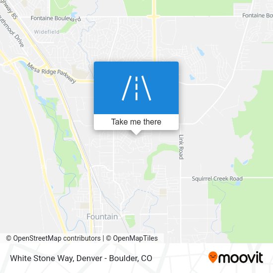 White Stone Way map