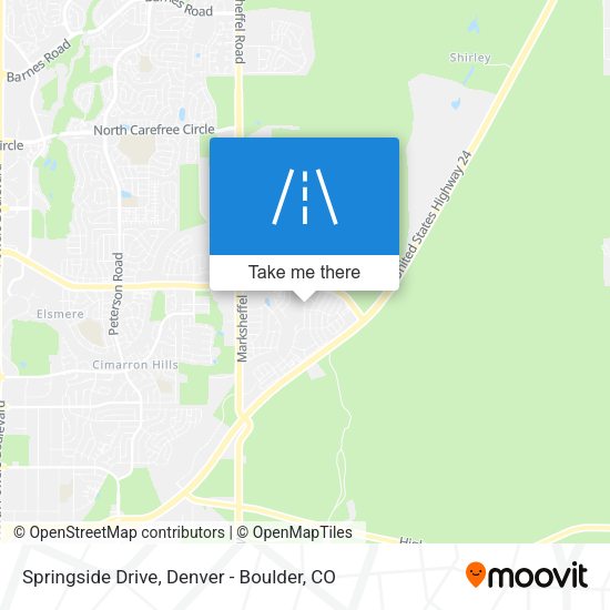 Springside Drive map