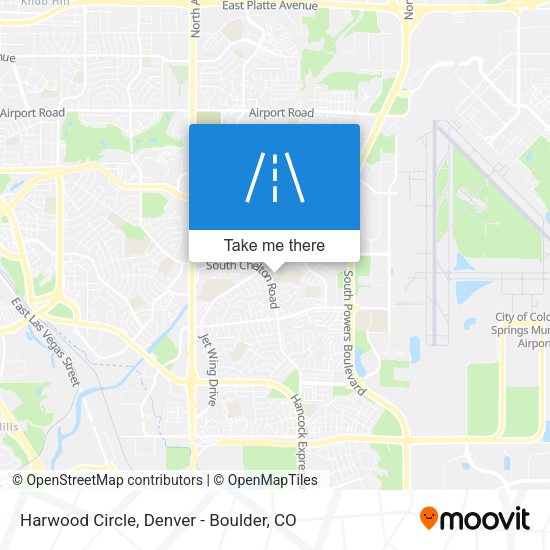 Harwood Circle map