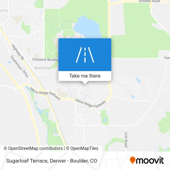 Sugarloaf Terrace map