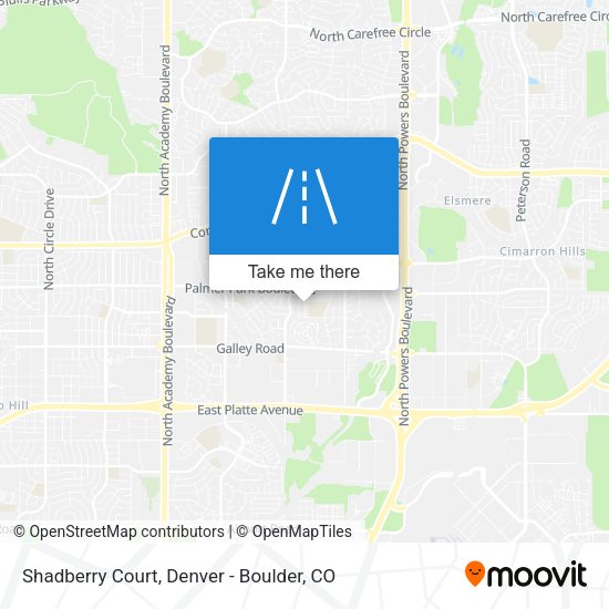 Shadberry Court map