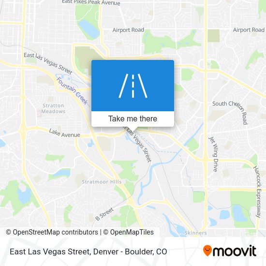 Mapa de East Las Vegas Street
