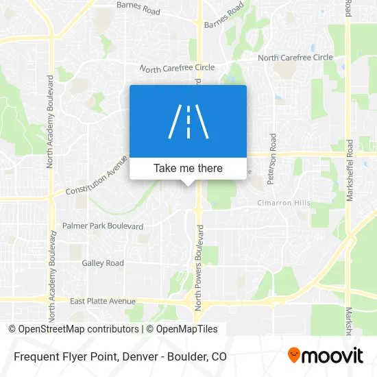 Frequent Flyer Point map