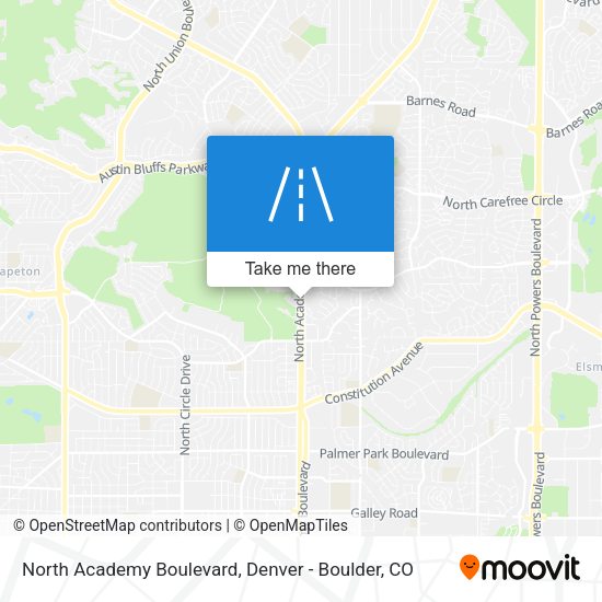 Mapa de North Academy Boulevard