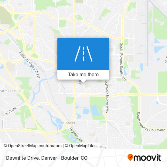 Dawnlite Drive map