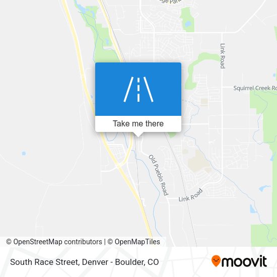 South Race Street map