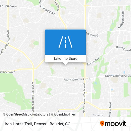 Iron Horse Trail map