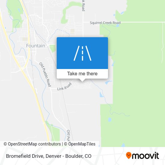 Bromefield Drive map