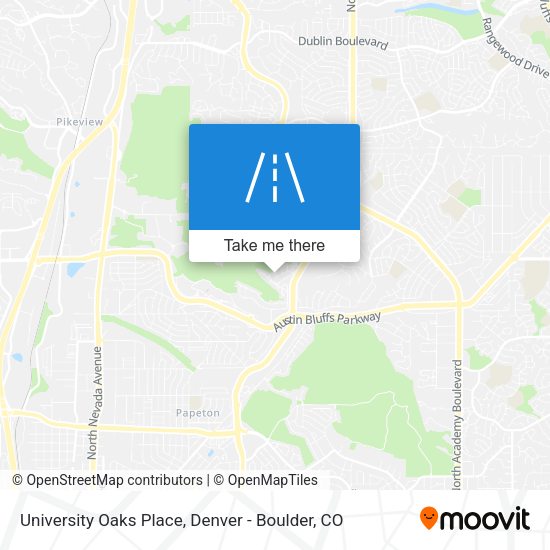 Mapa de University Oaks Place