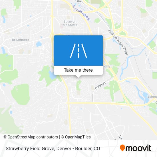 Strawberry Field Grove map