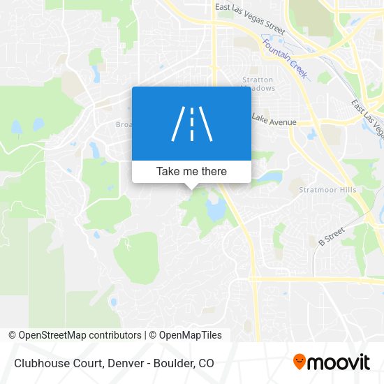 Mapa de Clubhouse Court